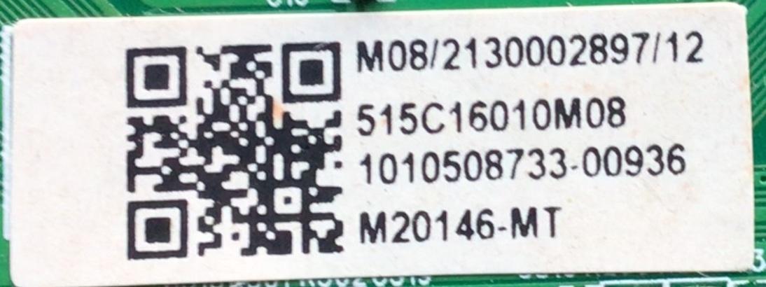 KIT DE TARJETAS PARA TV ONN / MAIN MS16010-ZC01-01 / 515C16010M08 / FUENTE TV5502-ZC02-01 / 20210402 - T-CON LG_60PIN_GOA_UHD_MU V1.3 / 2E03178A0 / 20210401 / PANEL LC550EQC-SMA4 / DISPLAY LC550EQC(SM)(A4) / MODELO 100012586	 - Imagen 4